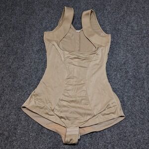 Maidenform‎ Beige Sweet Nothings Shaping Compression Modern Bodysuit X-Large